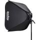 Godox SGUV6060 softbox 60x60cm per flash da esterno + staffa S2 type + custodia