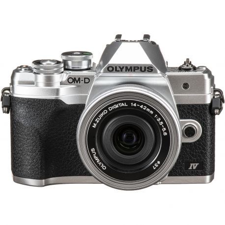 Fotocamera Olympus OM-D E-M10 mark IV kit 14-42mm F3.5-5.6 EZ Silver