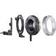 Godox FLB-90 staffa rotazione rapida fotocamera per ring flash R1200