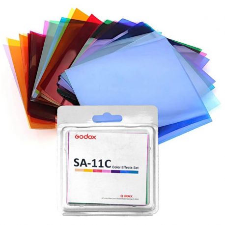 Godox Color SA-11C kit 15 gelatine colorate per faretto LED S30