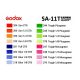 Godox Color SA-11T kit 16 gelatine colorate per faretto LED S30