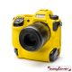 easyCover custodia protettiva in silicone gialla per Nikon