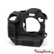 easyCover custodia protettiva in silicone nera per Canon EOS R3