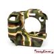 easyCover custodia protettiva in silicone camouflage per Canon EOS R3