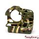 easyCover custodia protettiva in silicone camouflage per Canon EOS R3
