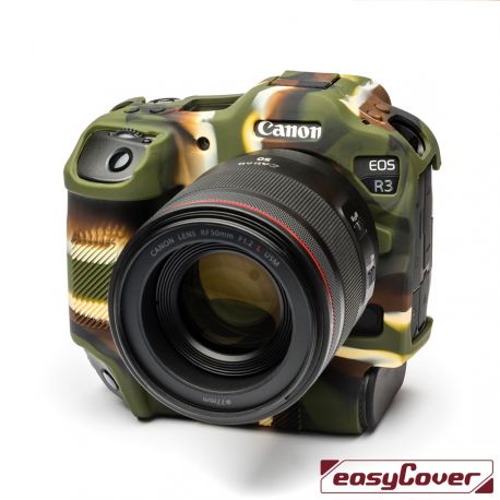easyCover custodia protettiva in silicone camouflage per Canon EOS R3