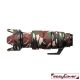 easyCover custodia in neoprene verde mimetica per obiettivo Nikon Z 100-400mm f/4.5-5.6 VR S Lens Oak