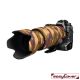easyCover custodia in neoprene marrone mimetica per obiettivo Nikon Z 100-400mm f/4.5-5.6 VR S Lens Oak
