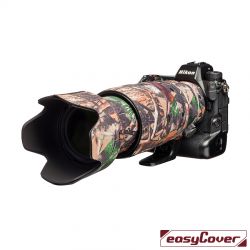 easyCover custodia in neoprene forest mimetica per obiettivo Nikon Z 100-400mm f/4.5-5.6 VR S Lens Oak