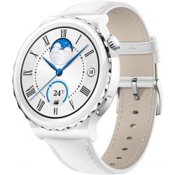 SmartWatch Huawei Watch GT 3 Pro 43mm Cinturino in pelle bianca