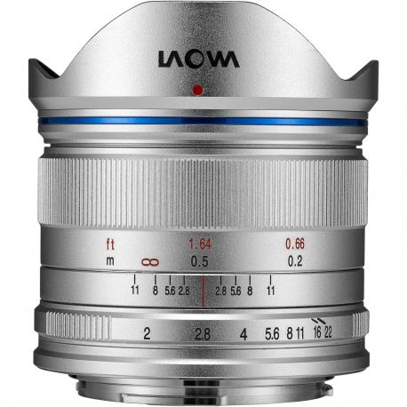 Obiettivo Laowa Venus 7.5mm f/2 per Micro Quattro Terzi Argento