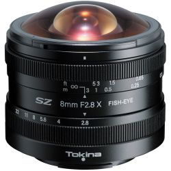 Obiettivo Tokina SZ 8mm F2.8 Fisheye per mirrorless Fujifilm X