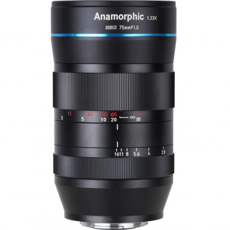 SIRUI Obiettivo 75mm f/1.8 1.33x Anamorfico per mirrorless L-Mount