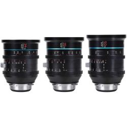 SIRUI Jupiter set obiettivi Macro (24mm - 35mm - 50mm T2) Full-frame Cine Canon EF-Mount