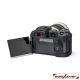 easyCover custodia protettiva in silicone per Canon EOS R7 - Nero