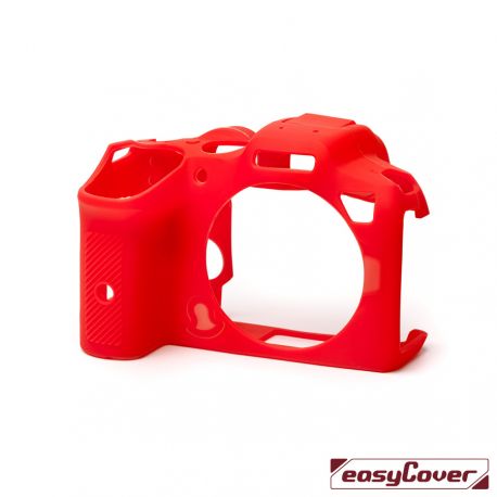 easyCover custodia protettiva in silicone per Canon EOS R7 - Rosso