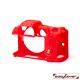 easyCover custodia protettiva in silicone per Canon EOS R7 - Rosso
