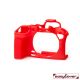 easyCover custodia protettiva in silicone per Canon EOS R10 - Rosso