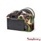 easyCover custodia protettiva in silicone per Canon EOS R10 - Camouflage