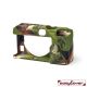 easyCover custodia protettiva in silicone per Nikon Z30 - Camouflage Mimetico
