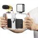 Godox VK1-LT Kit per Vlogging con smartphone (pannello LED + impugnatura + microfono + diffusore + accessori)