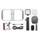 Godox VK1-LT Kit per Vlogging con smartphone (pannello LED + impugnatura + microfono + diffusore + accessori)