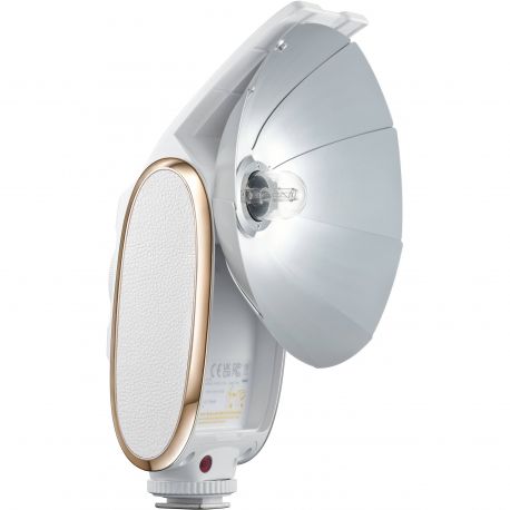 Godox Lux Senior Retro Flash universale bianco per Fujifilm, Canon, Nikon, Olympus, Sony