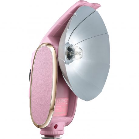 Godox Lux Senior Retro Flash universale rosa per Fujifilm, Canon, Nikon, Olympus, Sony