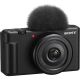Fotocamera Sony Vlog camera ZV-1F Nero [MENU ENG]