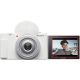 Fotocamera Sony Vlog camera ZV-1F Bianco [MENU ENG]
