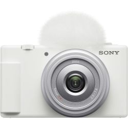 Fotocamera Sony Vlog camera ZV-1F Bianco [MENU ENG]