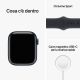 Smartwatch Apple Watch Serie 8 GPS 41mm cassa alluminio color mezzanotte con Cinturino Sport