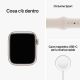 Smartwatch Apple Watch Serie 8 GPS 41mm cassa alluminio galassia con Cinturino Sport