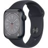 Smartwatch Apple Watch Serie 8 GPS 45mm cassa alluminio color mezzanotte con Cinturino Sport