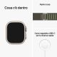 Smartwatch Apple Watch Ultra GPS + Cellular 49mm cassa titanio Alpine Loop - Taglia L - Verde