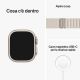 Smartwatch Apple Watch Ultra GPS + Cellular 49mm cassa titanio Alpine Loop - Taglia S - Galassia