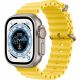 Smartwatch Apple Watch Ultra GPS + Cellular 49mm cassa titanio Cinturino Ocean - Giallo