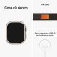 Smartwatch Apple Watch Ultra GPS + Cellular 49mm cassa titanio cinturino Trail Loop nero/grigio - Taglia M/L