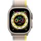 Smartwatch Apple Watch Ultra GPS + Cellular 49mm cassa titanio cinturino Trail Loop giallo/beige - Taglia M/L