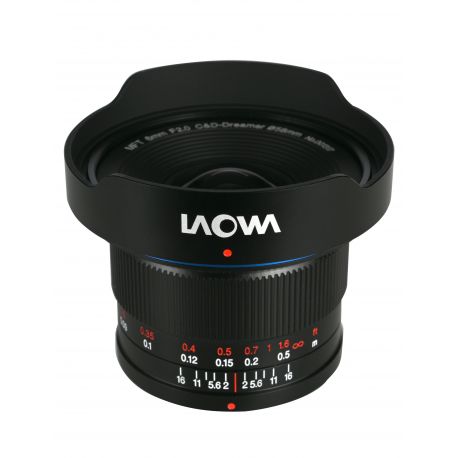 Obiettivo Laowa Venus 6mm f/2 Zero Distortion attacco micro quattro terzi