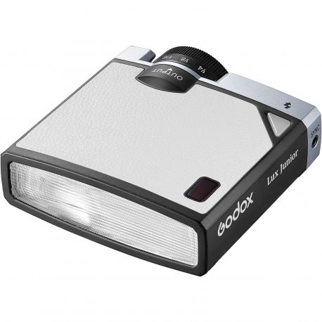 Godox Lux Junior Retro Flash Bianco universale per Fujifilm, Canon, Nikon, Olympus, Sony