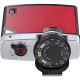 Godox Lux Junior Retro Flash Rosso universale per Fujifilm, Canon, Nikon, Olympus, Sony