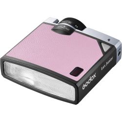 Godox Lux Junior Retro Flash Rosa universale per Fujifilm, Canon, Nikon, Olympus, Sony