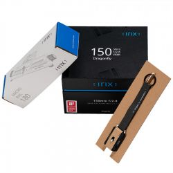 Irix Set Obiettivo 150mm f/2.8 Macro per Canon EF + Slitta Macro Rail 180 + Key Ring