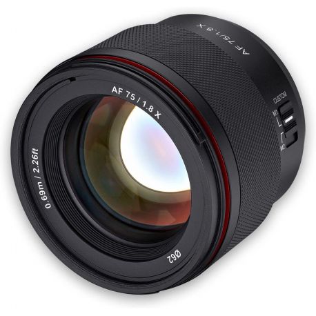 Obiettivo Samyang AF Autofocus 75mm F1.8 X per Fujifilm X
