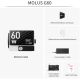 Zhiyun MOLUS G60 Faretto Video LED Luce continua Bi-colore 2700-6500K