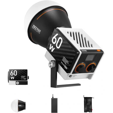 Zhiyun MOLUS G60 Faretto Video LED Luce continua Bi-colore 2700-6500K