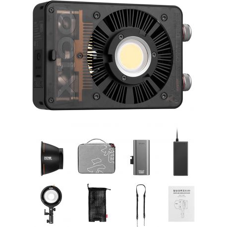 Zhiyun MOLUS X100 COMBO Faretto Video LED Luce continua tascabile Bi-colore 2700-6500K