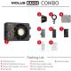 Zhiyun MOLUS X100 COMBO Faretto Video LED Luce continua tascabile Bi-colore 2700-6500K