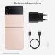 Smartphone Samsung Galaxy Z Flip4 F721B 5G Dual Sim 8GB RAM 256GB Rosa Oro